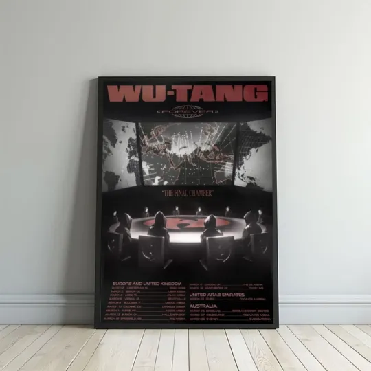 Discover ww tang band Clan The Final Chamber 2026 Schedule Cities Tour Dates Poster