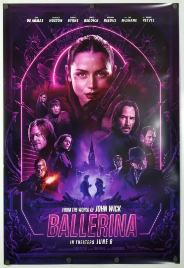 Ballerina -DS movie poster 2025 John Wick Ana De Armas EX