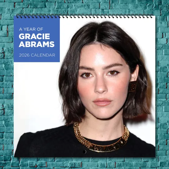 Discover Gracie Abrams 2026 Wall Calendar, 12-Month Star Wall Calendar