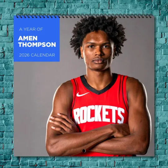 Discover Amen Thompson 2026 Hollywood Stars Calendar, 12-Month Wall Wall Calendar