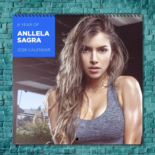 Discover Anllela Sagra 2026 Wall Calendar 12-Month Celebrity Calendar Fan Gift
