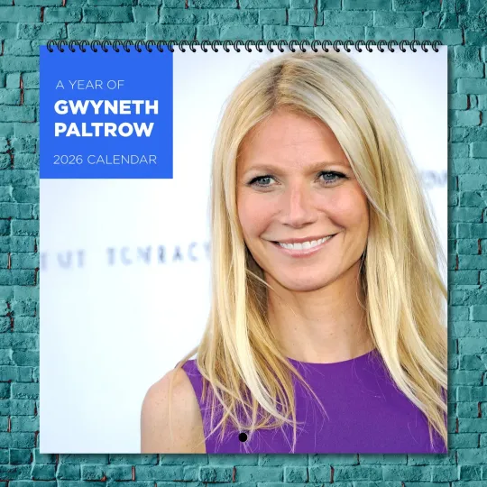 Discover Gwyneth Paltrow 2026 Wall Calendar, 12-Month Photo Calendar