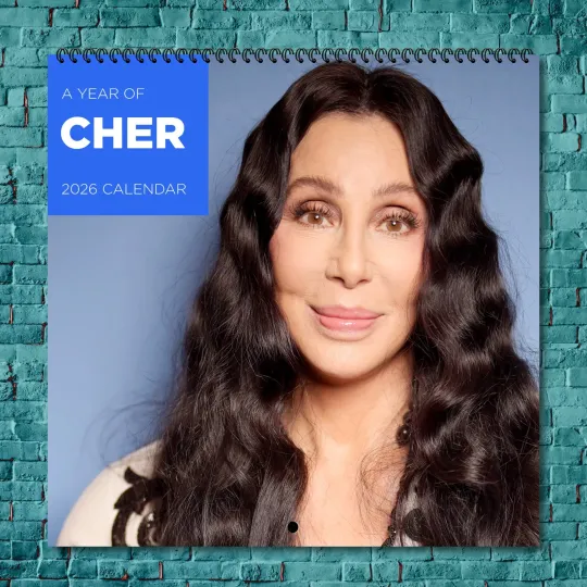 Discover Cher 2026 Wall Calendar, 12-Month Celebrity Photo Calendar