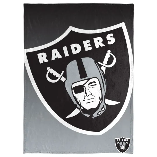 Discover football Las Vegas Gradient Micro Raschel Throw Blanket, Christmas Gift