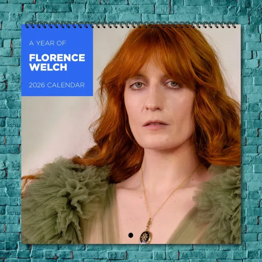 Discover Florence Welch 2026 Wall Calendar, 12-Month Celebrity Fan Gift