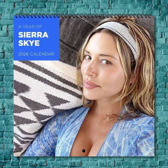 Discover Sierra Skye 2026 Wall Calendar 12-Month Celebrity Photo Calendar