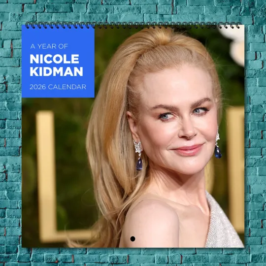 Discover Nicole Kidman 2026 Wall Calendar, 12-Month Celebrity Fan Gift Collection