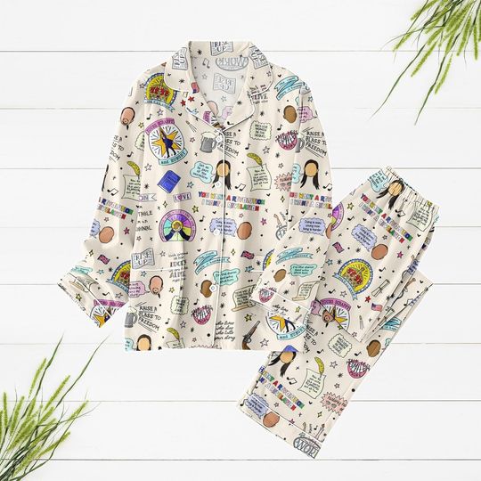 Discover Hamilton Musical Christmas Pajamas Set for Women
