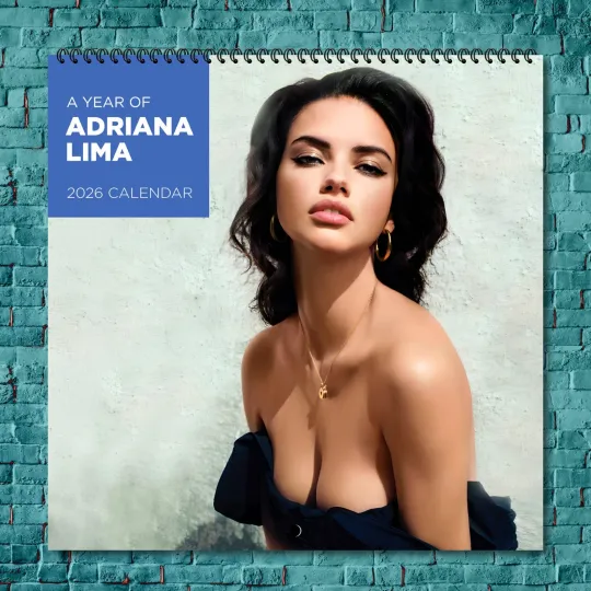 Discover Adriana Lima 2026 Hollywood Stars Calendar, 12-Month Wall Wall Calendar