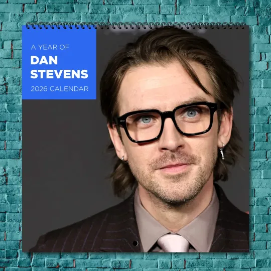 Discover Dan Stevens 2026 Wall Calendar, 12-Month Photo Calendar