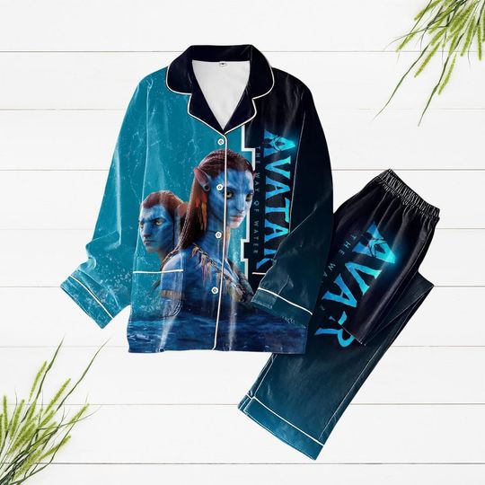 Discover Avatar Pajamas Set, The Way of Water Sleepwear, Animal Kingdom The World of Avatar Shirt, Disneybound Running Sleepwear