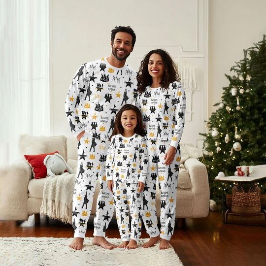 Discover Hamilton Musical Family Pajama Set, Broadway Loungewear, Rise Up Pajamas, Hamilton Gift for Fans