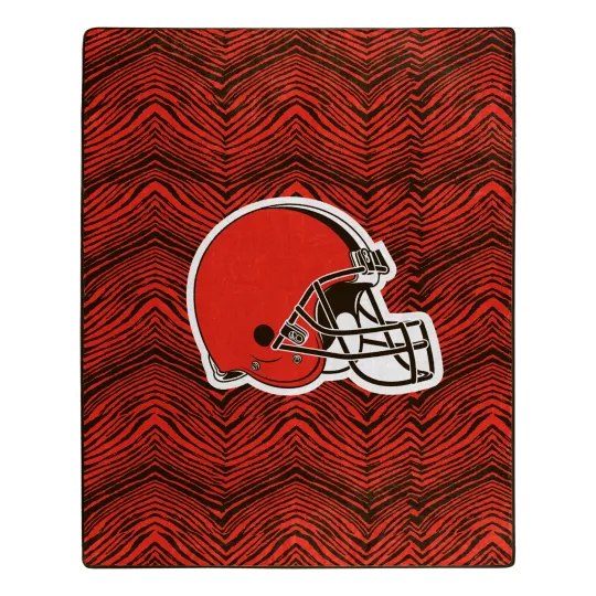 Discover football Cleveland Zubified Raschel Throw Blanket, Christmas Gift
