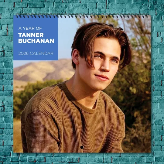 Discover Tanner Buchanan 2026 Wall Calendar, 12-Month Celebrity Photo Calendar