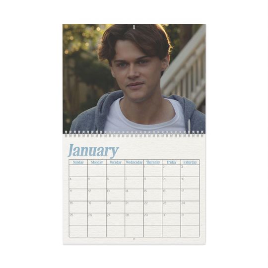 Conrad Fisher 2026 Wall Calendar | TSITP | The Summer I Turned Pretty Gift