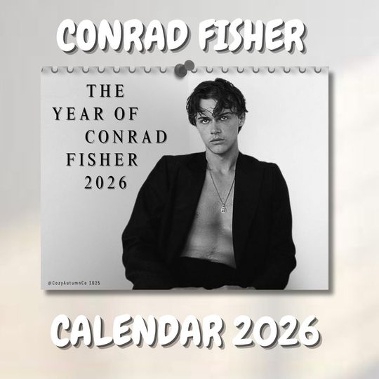 Conrad Fisher 2026 Wall Calendar: Summer I Turned Pretty Theme, Gift For Her