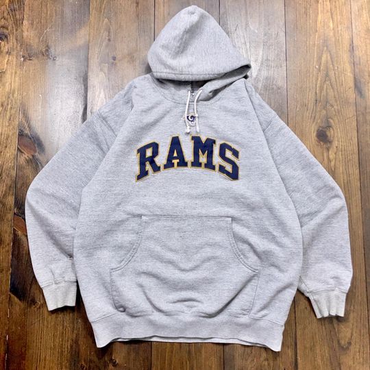 Discover Vintage 1990s St Louis Rams Football Hoodie