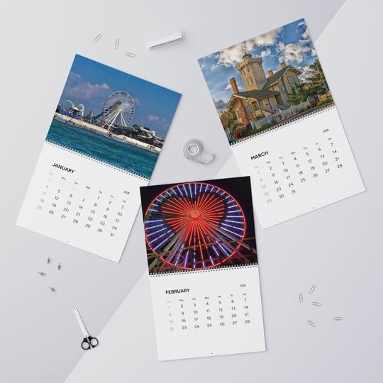 Discover WIldwood NJ Wall Calendar (2026) - Monthly Planner, Home Dcor, Gift for Nature Lovers, Desk Calendar, 2026 Organization