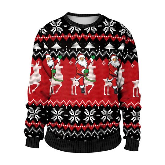 Discover High quality ugly sweater Christmas costume exclusive Christmas party 2026 new men's party commuting personality creative fashio