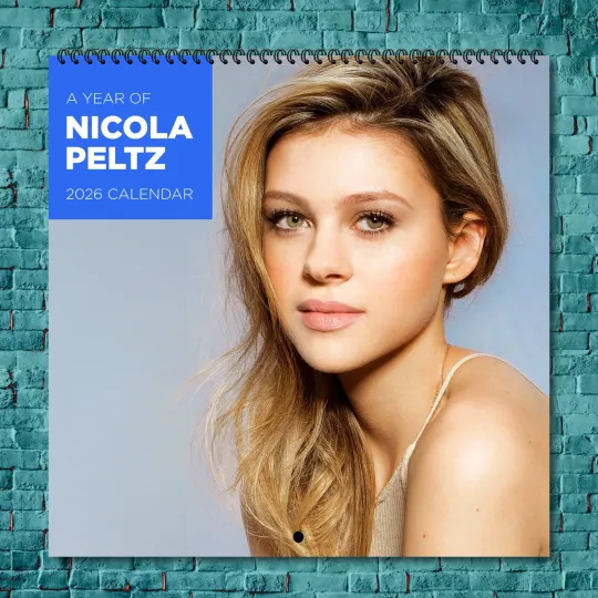 Discover Nicola Peltz 2026 Wall Calendar, 12-Month Celebrity Fan Gift for Wall