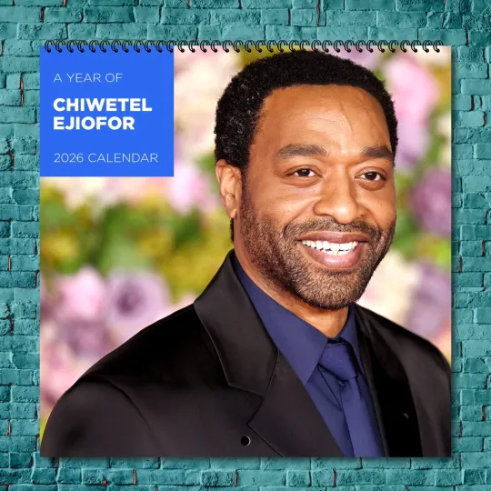 Discover Chiwetel Ejiofor 2026 Wall Calendar 12-Month Celebrity Photo Calendar