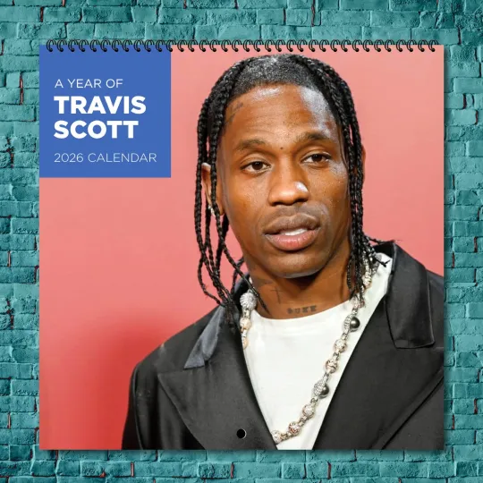 Discover Travis 2026 Wall Calendar, 12-Month Celebrity Photo Calendar