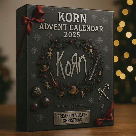 Discover Korn Advent Calendar 2025 | 24 Days of Nu Metal Icon & Freak on a Leash Ornaments | Nu Metal Fan Collector Gift Set