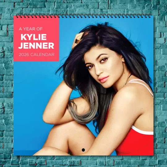 Discover Kylie Jenner 2026 Wall Calendar, 12-Month Star Wall Calendar