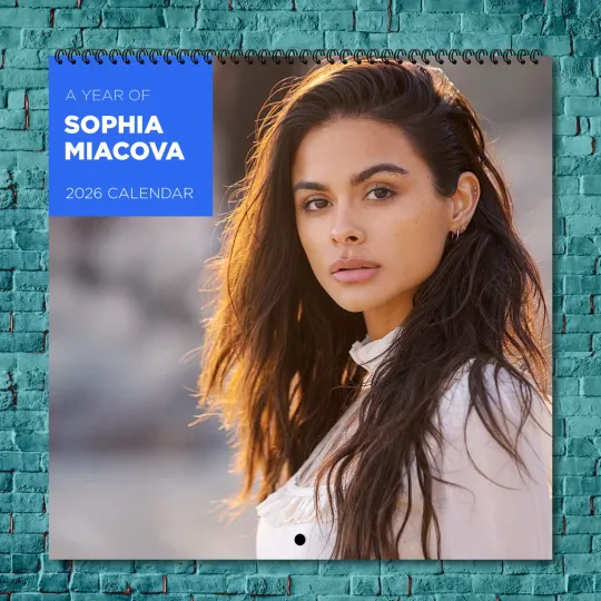 Discover Sophia Miacova 2026 Wall Calendar 12-Month Celebrity Photo Calendar