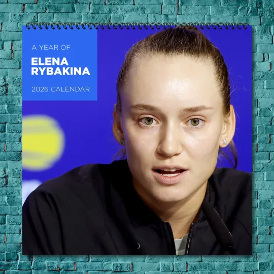 Discover Elena Rybakina 2026 Wall Calendar, Celebrity 12 Month Wall Calendar for Fans