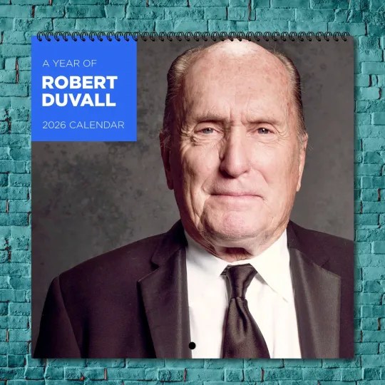 Discover Robert Duvall 2026 Wall Calendar, 12-Month Calendar Fan Gift