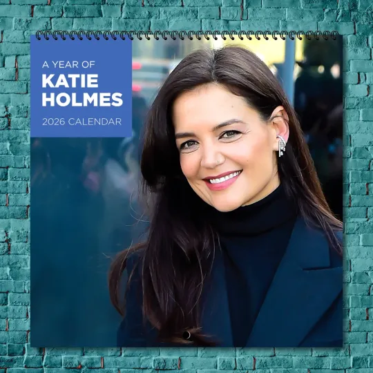 Discover Katie Holmes 2026 Wall Calendar, 12-Month Star Wall Calendar