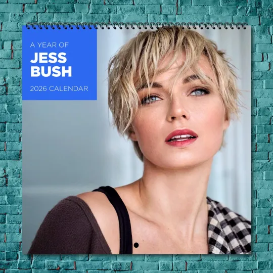 Discover Jess Bush 2026 Wall Calendar, 12-Month Celebrity Calendar Fan Gift
