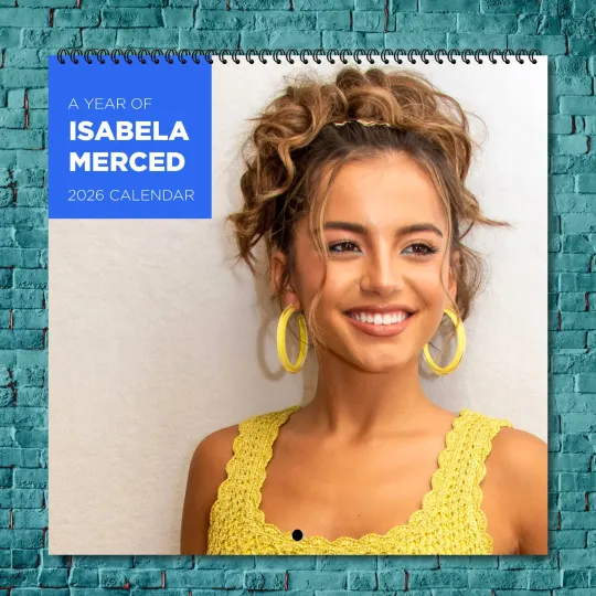 Discover Isabela Merced 2026 Wall Calendar, 12-Month Star Wall Calendar