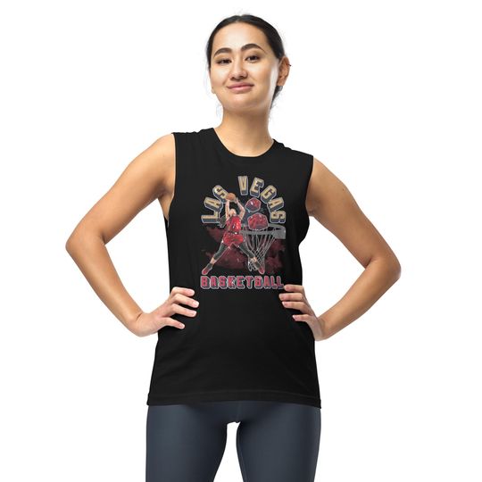 Discover Vintage Las Vegas Women's Basketball Muscle Tank