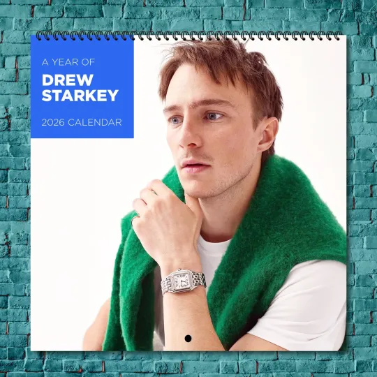Drew Starkey 2026 Wall Calendar, 12-Month Celebrity Fan Gift