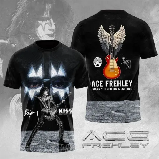 Discover Ace Frehley Thank You T-shirt 3D