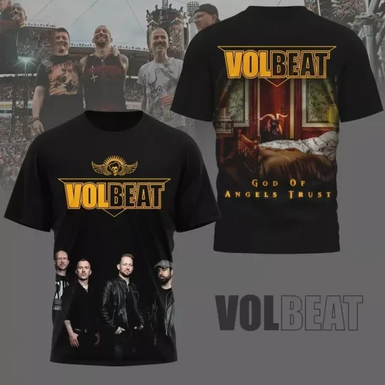 Discover Volbeat God Of Angels Trust 3D T-Shirt