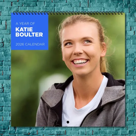 Discover Katie Boulter 2026 Wall Calendar, 12-Month Tennis Star Gift for Fans