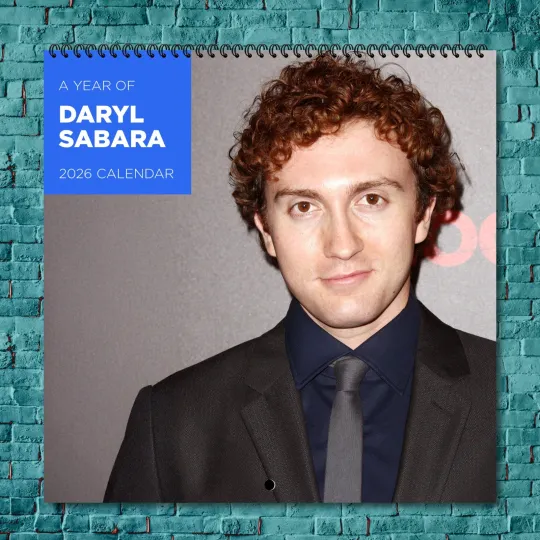 Discover Daryl Sabara 2026 Wall Calendar 12-Month Celebrity Photo Calendar
