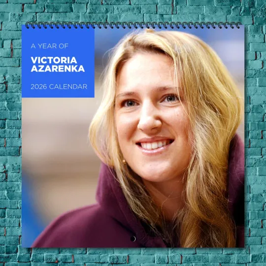 Discover Victoria Azarenka 2026 Wall Calendar, 12-Month Tennis Star Gift for Fans