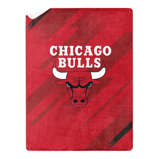 Chicago Bulls Silk Touch Throw Blanket, Christmas Gift