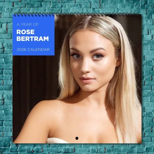 Discover Rose Bertram 2026 Wall Calendar 12-Month Celebrity Photo Calendar