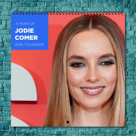 Discover Jodie Comer 2026 Wall Calendar, 12-Month Celebrity Photo Calendar