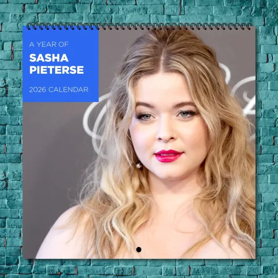 Discover Sasha Pieterse 2026 Wall Calendar, 12-Month Celebrity Calendar Fan Gift