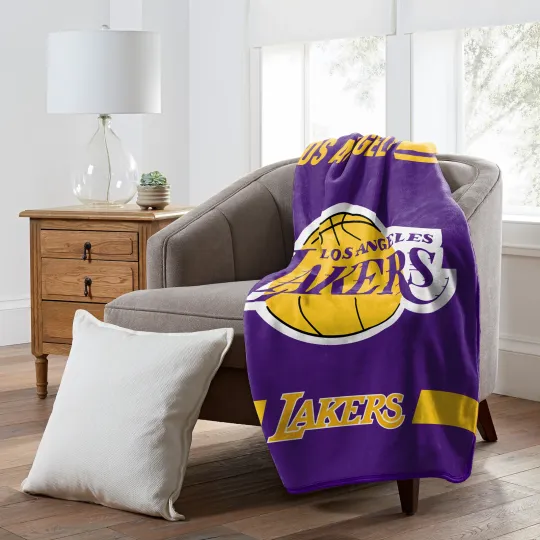 Discover Los Angeles Lakkerrs Legion Raschel Throw Blanket, Christmas Gift