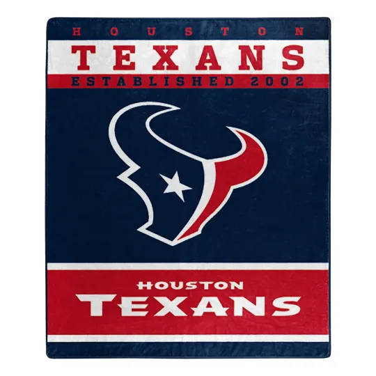 Discover football Houston Raschel Throw Blanket, Christmas Gift