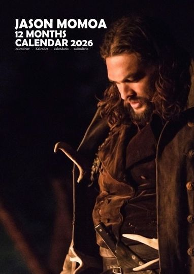 Jason Momoa 2026 Calendar, New Year Gift, Home Decor