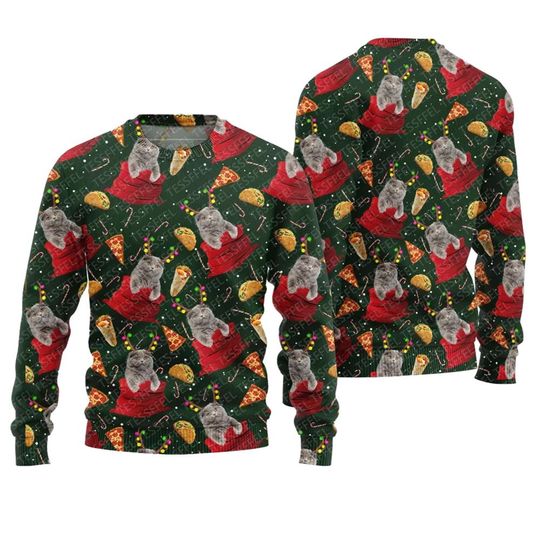 Discover Christmas Skull Santa Claus Pets Jesus Knitted Ugly Sweater 3DPrint Vintage Winter Casual Harajuku Pullover Retro Long Sleeves K