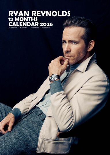 Discover Ryan Reynolds A3 Calendar (M)